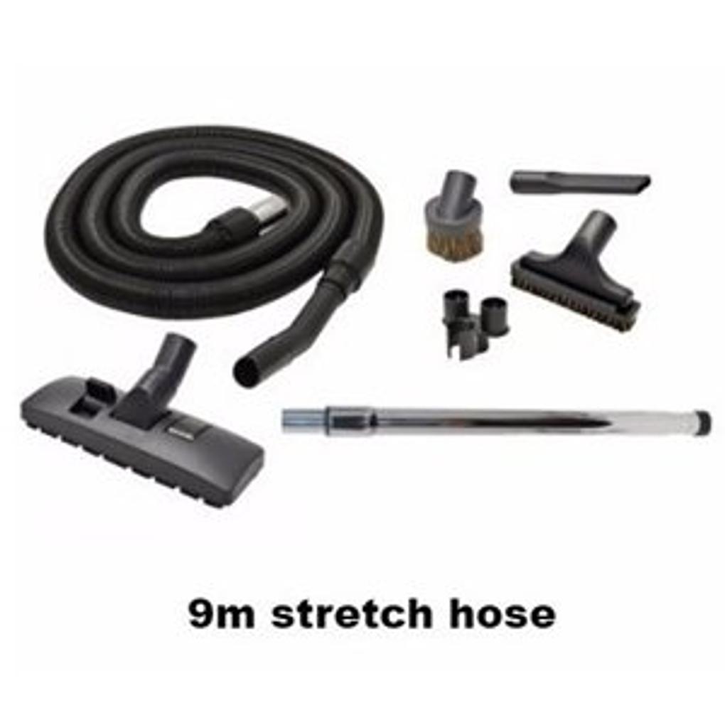 Ducted Vacuum Stretch Hose and Tools Kit 9m