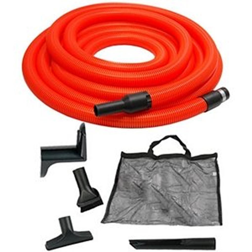 Ducted Vacuum Hose and Garage Tool Kit 9m