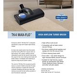 TK4 Max Flo Ducted Vacuum Turbo Head